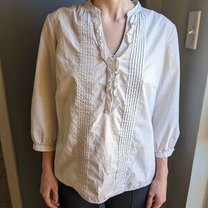 Cotton White Vampire Blouse